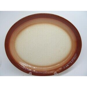Franciscan Country Craft Russet Brown Platter 14"